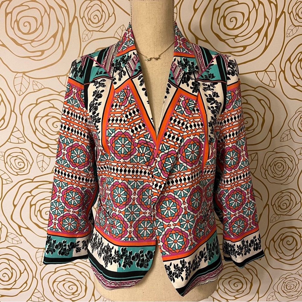 Anthropologie Ladakh floral blazer